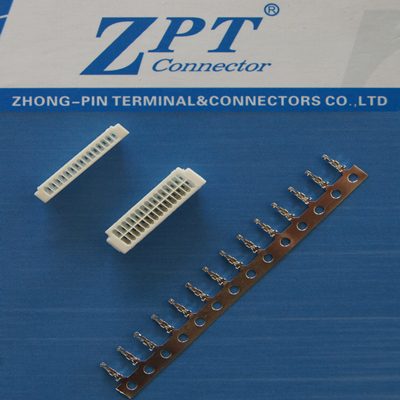 SH1.0 single and double row rubber shell and terminal